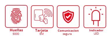 Lectora de Huella Digital Hikvision DS-K1201AEF