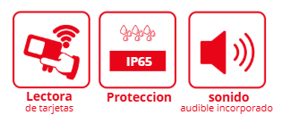 Lectora de proximidad Hikvision DS-K1802E RFID wiegand W26