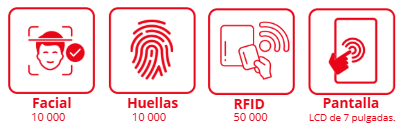 Biometrico Hikvision DS-K1T673DX Control Facial + Huella