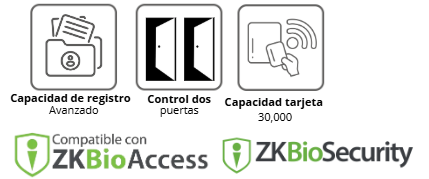 Modulo de Control de acceso Zkteco C2-260 
