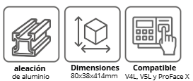 Brazo para Biométrico Zkteco ZK-ROTS-2