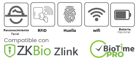 Biométrico Zkteco SENSEFP-M2-B