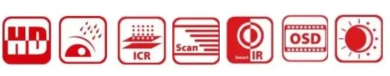 Camara Domo Hikvision DS-2CE56D0T-IRPF