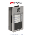 Placa de videoportero Hikvision DS-KV8413-WME1 IP 2 apartamentos 4 Serv. 2Mp