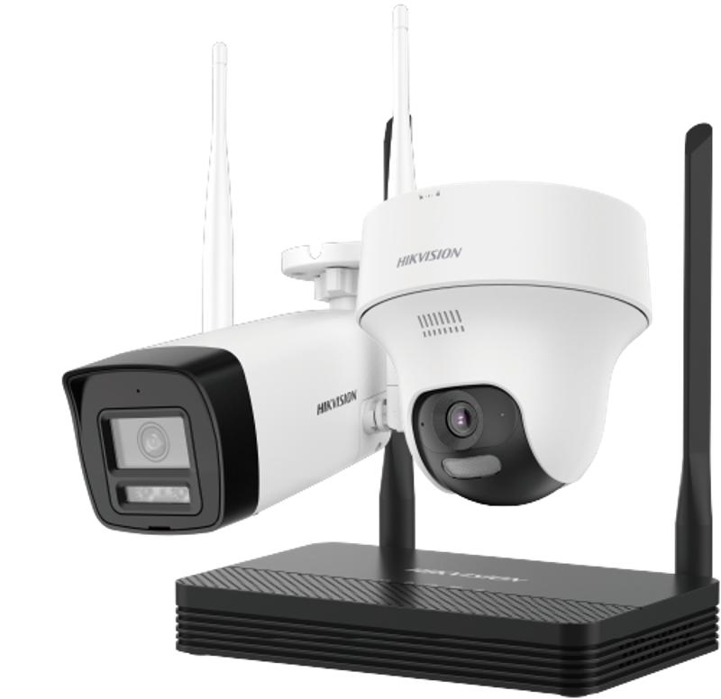 [DS-NKS424W02H] Kit de Grabador y 2 Camaras IP WiFi 4MPX