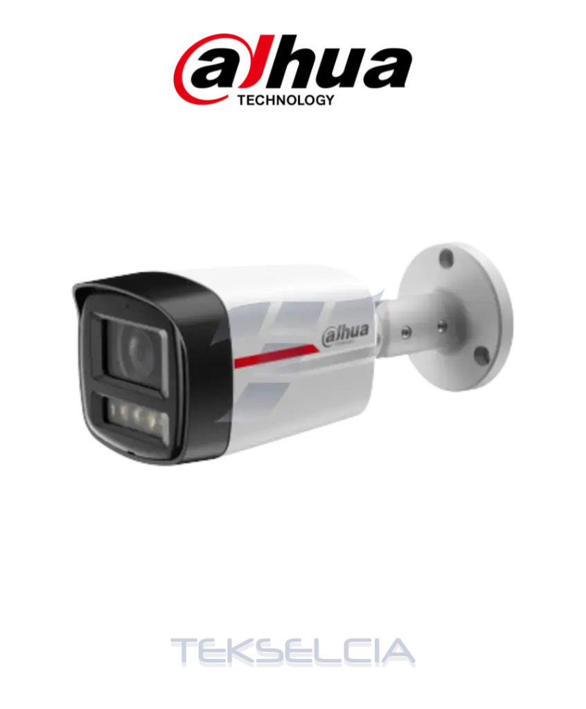 [DH-IPC-HFW2449TL-S-PV] Camara IP Tubo 4MP Dual Light POE+Audio 30M