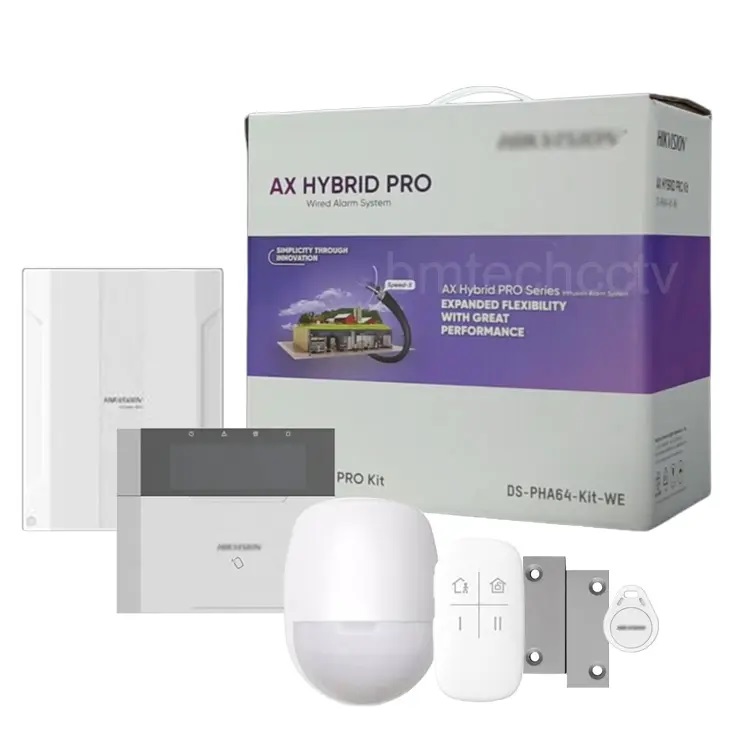  Kit de Alarma Hibrida de 8 Zonas Expansible A 64