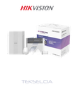 Kit de Alarma Hibrida Hikvision DS-PHA64-KIT-WB de 8 Zonas Expansible A 64