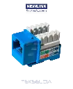 Keystone Jack Cat6 Azul Newlink 
