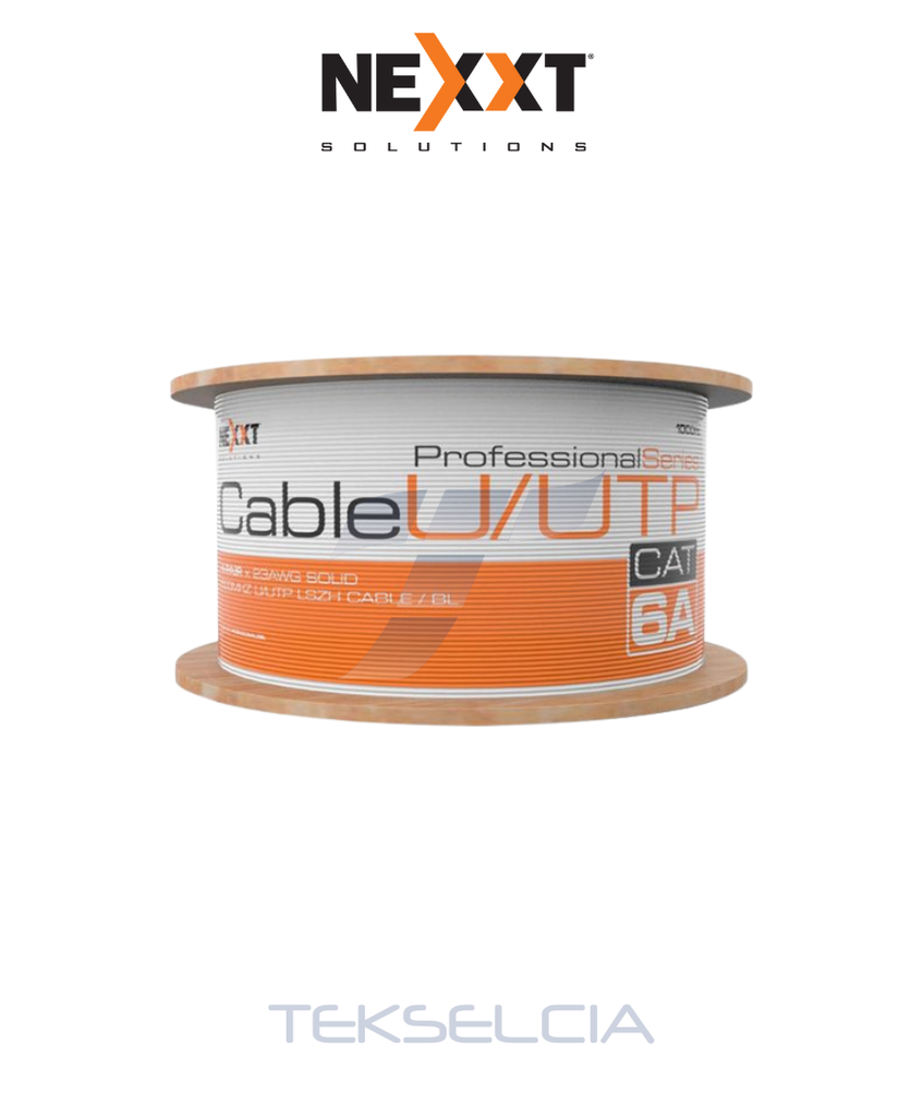 [AB357NXT01] Rollo Cable S/FTP CAT6A GRIS 100% Cobre