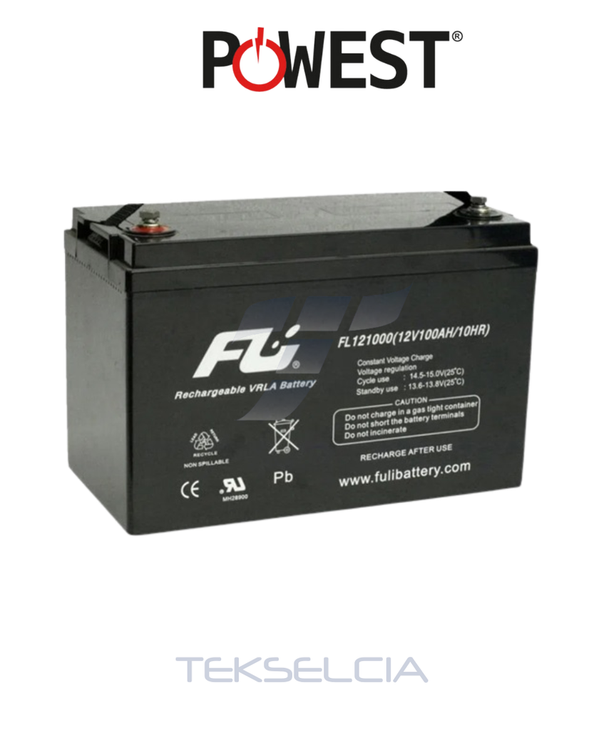 Bateria Recargable Powest CEBAT-7219 12Vdc-90Ah