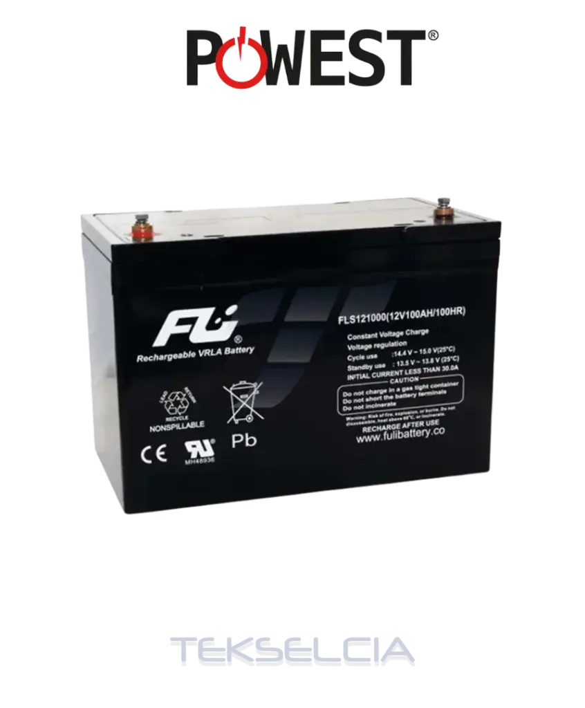 Bateria Recargable 12Vdc-100Ah