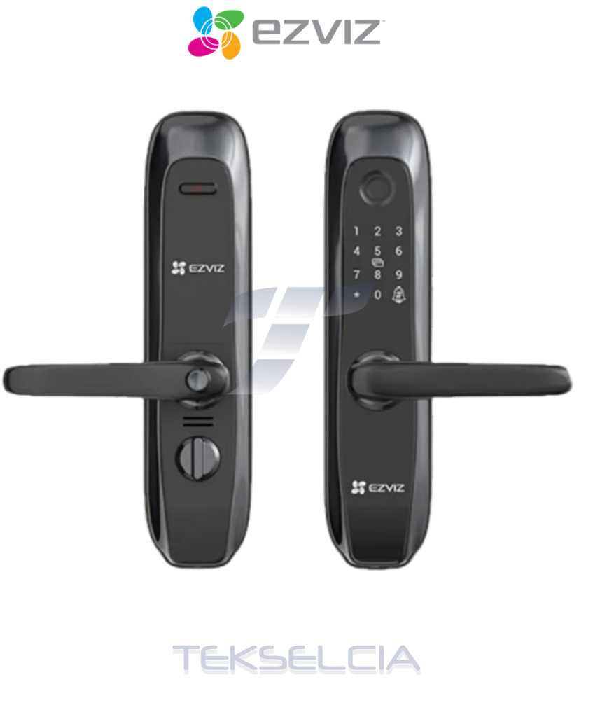 CERRADURA INTELIGENTE EZVIZ L2S HUELLA + TARJETA