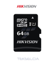 Tarjeta MicroSD 64GB Hikvision Especial CCTV