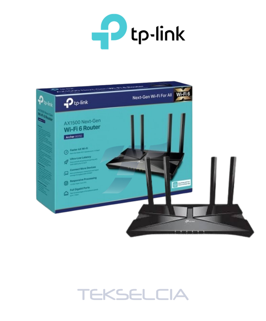 Router Tp-link TP-AX1500 Archer AX12 WiFi 6 AX1500 4 Antenas Dual Band