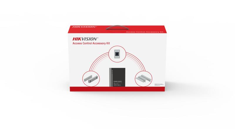 CONTROL DE ACCESO + CERRADURA 600lb + BOTON SALIDA DS-KAS-7M01 (KIT)