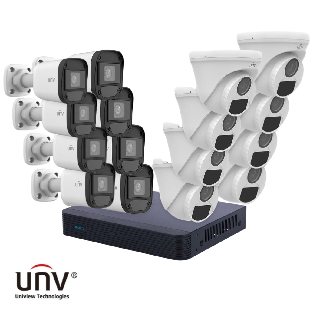 Kit UNV 16 Color Hunter 5MP + Audio