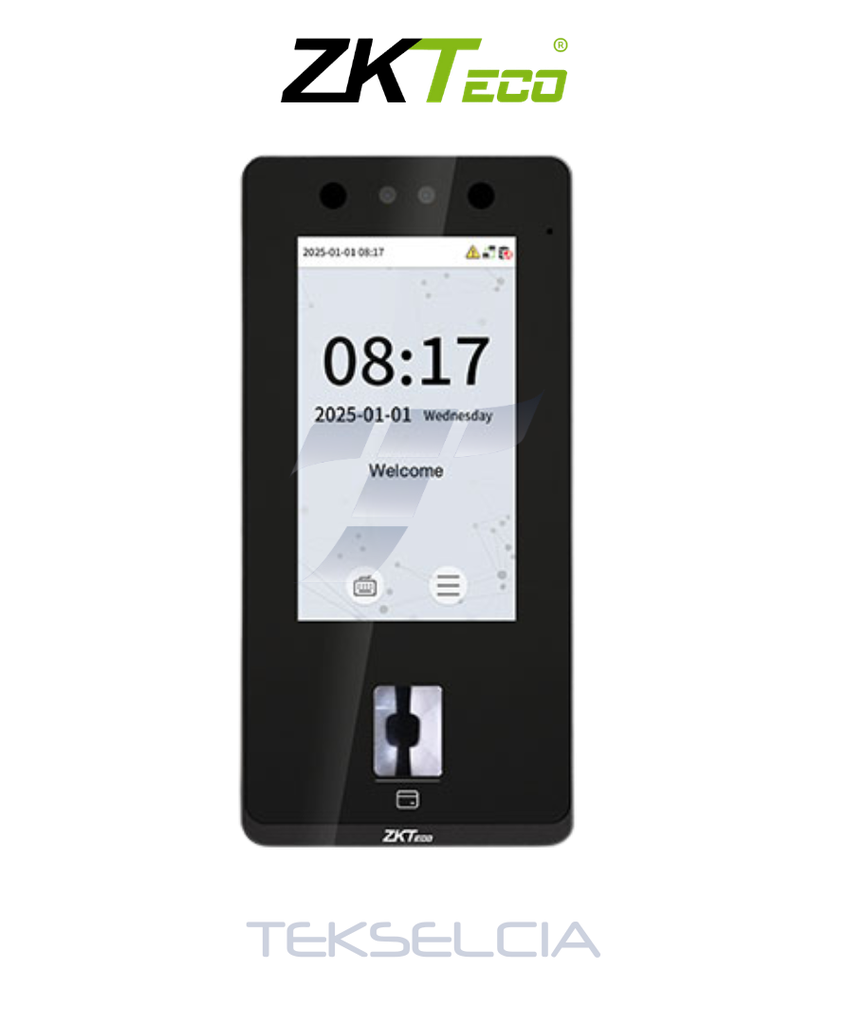 [ZK-SENSEFACE4A] Biométrico Zkteco SenseFace 4A Control Acceso Facial + Qr