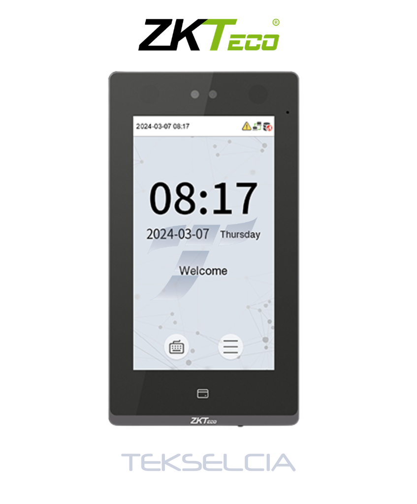 [ZK-SENSEFACE-7A] Biometrico Zkteco ZK-SENSEFACE-7A Acceso Facial + Huella 
