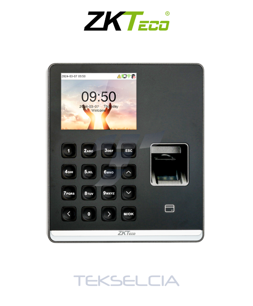[ZK-SENSEFP-M1-B] Biometrico Zkteco SenseFP M1-B TERMINAL Biometrico Tiempo y Asistencia