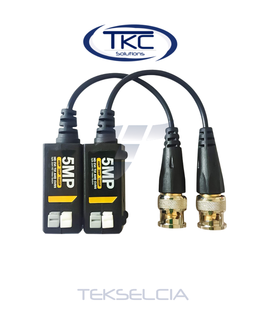 [TKC-PB-5MP] Conector Video Ballums 5Mp TKC-PB-5MP  (Pareja)