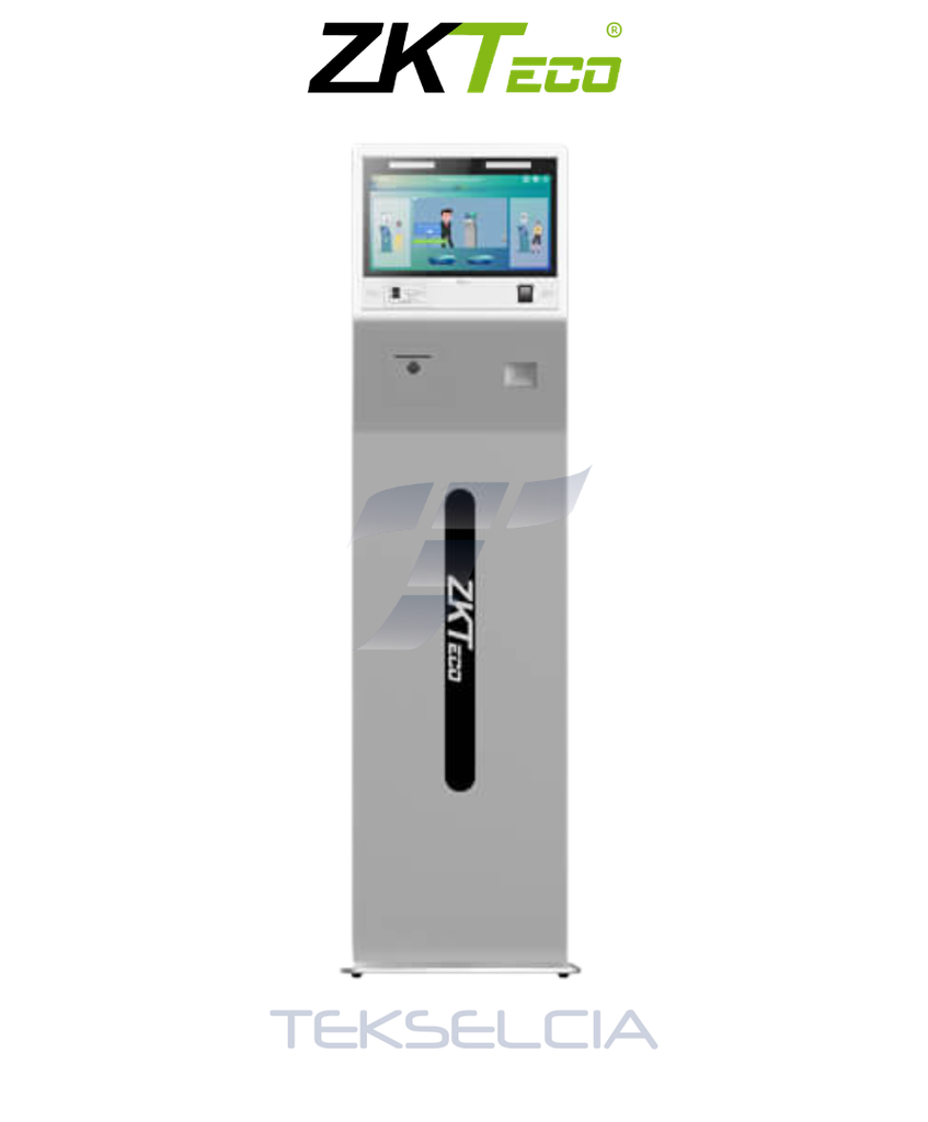 [FaceKiosK-H13C] Kiosco Zkteco FACEKIOSK-H13C Terminal Multipropósito con Reconocimiento Facial