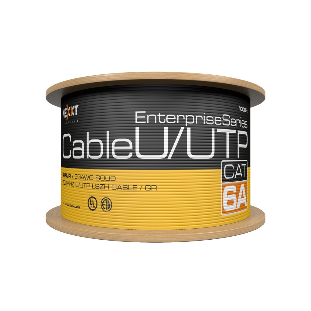 Enterprise Nexxt Interior Cat6A U/UTP Cable 4P 23AWG LSZH 305m BL