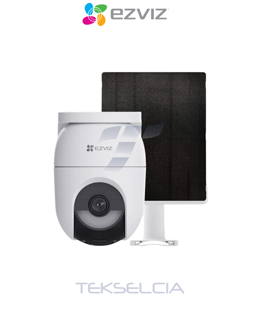 Camara Ezviz CB8 Lite KIT (4MP) 2k+ PT. Wifi + Panel Solar (out)