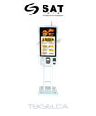 Kiosco Interactivo SAT SAT5130 Touch 32" Impresora/Lector 2D/WebCam/Android 11