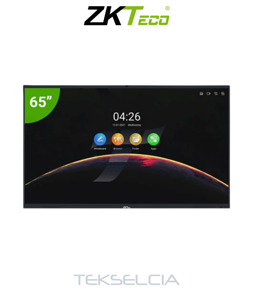 [ZK-IWB65BM] Pantalla Interactiva Táctil 65" - ZKTeco ZK-IWB65BM