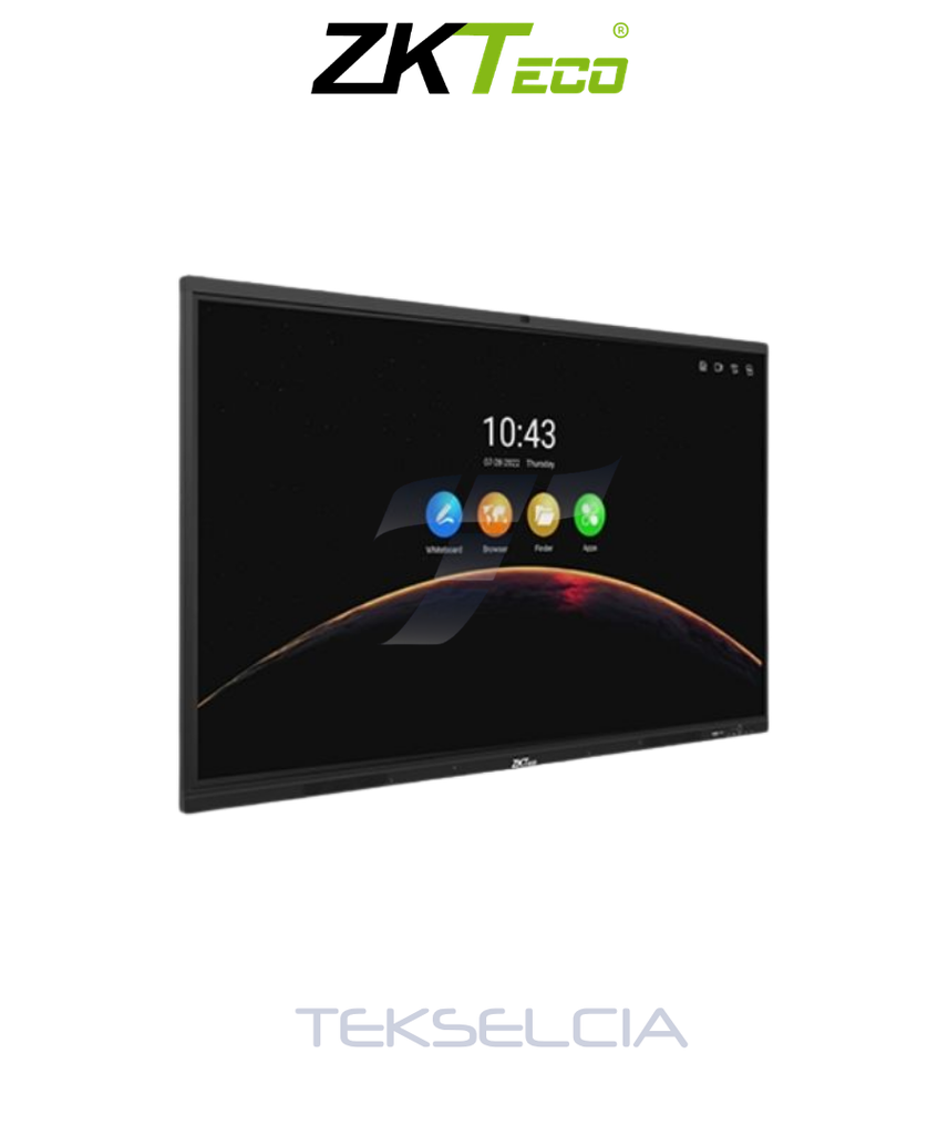 [SC02-I375A] Pantalla Interactiva Táctil 75" ZKTeco SC02-I375A 4K Intel I3 | 128GB - 8GB RAM