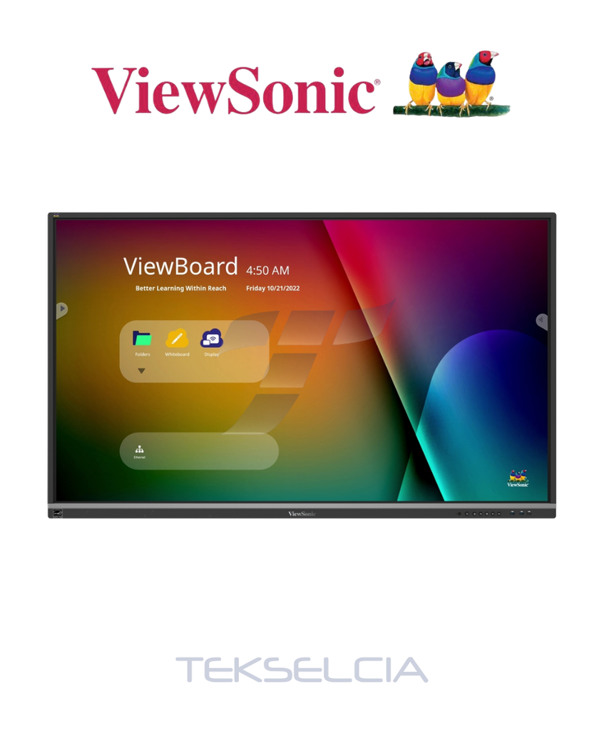 [IFP6550-5F] Pantalla Interactiva Táctil 65" ViewSonic IFP6550-5F 4k 8Gb/64Gb
