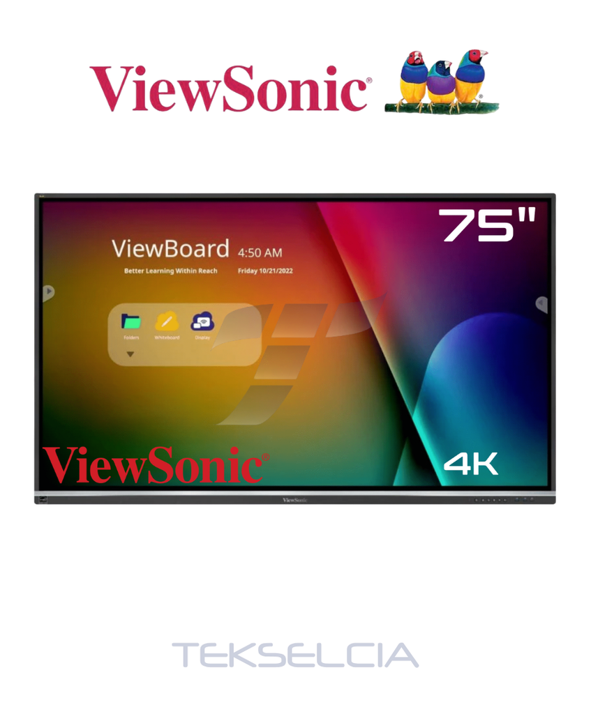 [IFP7550-5F] Pantalla Interactiva Táctil 75" ViewSonic IFP7550-5F 4k 8Gb/64Gb