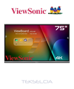 Pantalla Interactiva Táctil 75" ViewSonic IFP7550-5F 4k 8Gb/64Gb
