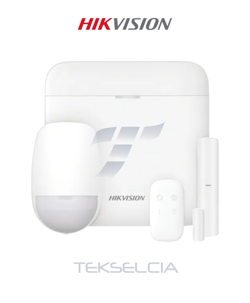 [DS-PWA64-KIT-WB] Kit Central de Alarma Hikvision DS-PWA64-KIT-WB Inalámbrica 3G/4G/WIFI