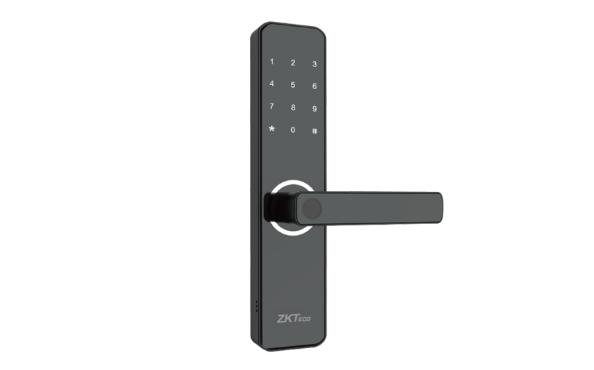 Cerradura ZKTeco ZKT0109 ML100 Inteligente con Huella Digital y Wi-Fi