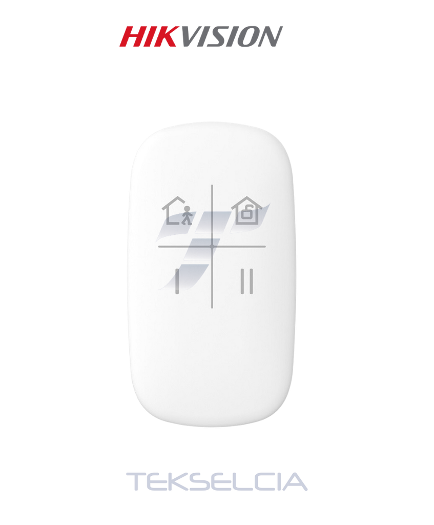 Control remoto Hikvision DS-PKF1-WB para Alarma Inalámbrica
