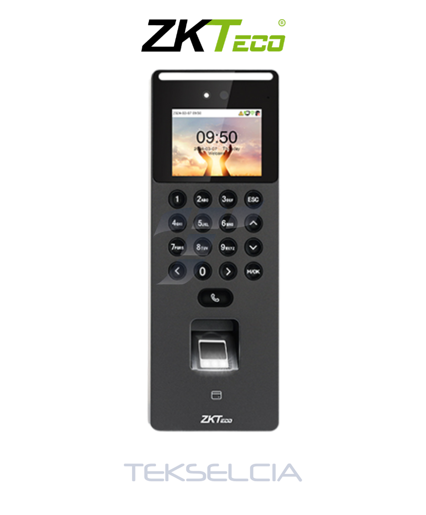[ZK-SENSEFACE-2A-WIFI] Biométrico Zkteco SenseFace 2A Control Acceso Facial + Huella + Wifi