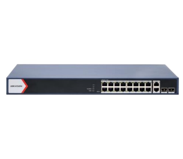 [DS-3E1526P-Ei/M] Switch PoE 16Ch Hikvision DS-3E1526P-Ei/M 1 Fibra Giga