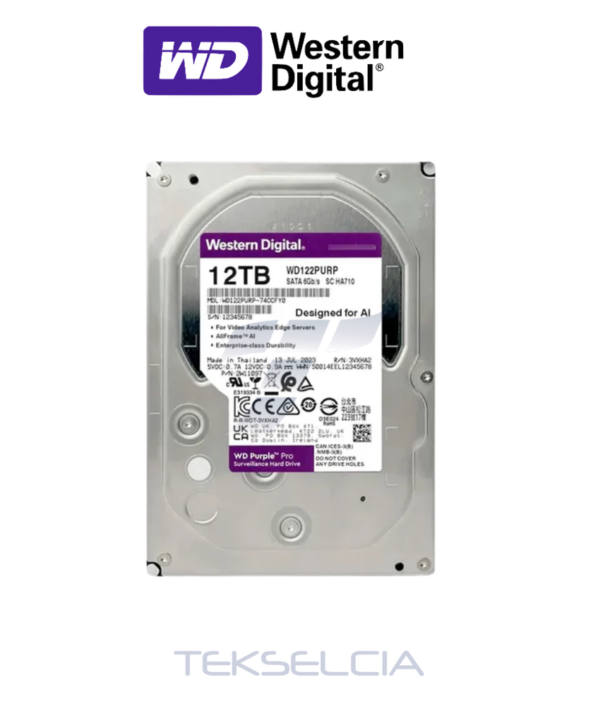 Disco Duro Western Digital 12TB