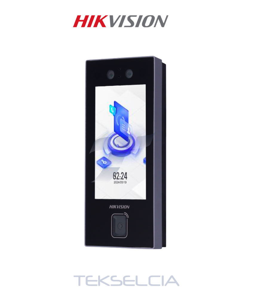 [DS-K1T344EBWX-QRE1] Biometrico Hikvision DS-K1T344EBWX-QRE1 Acceso Facial - QR