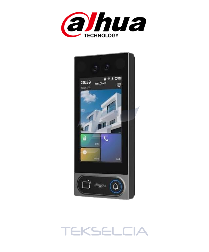 Estación IP Dahua DHI-VTO6631QB-WP 2 MP WiFi  IPS 5 Touch