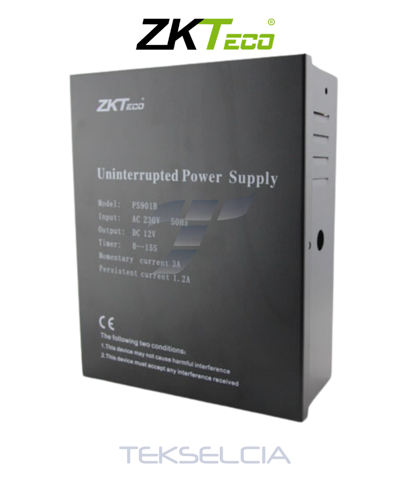 [ZK-P1205-B1] Fuente Control de Acceso Zkteco ZK-P1205-B1 12Vdc-5A