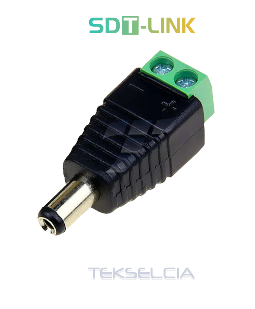 [C_VOLT5.5M] Conector de voltaje (Macho)