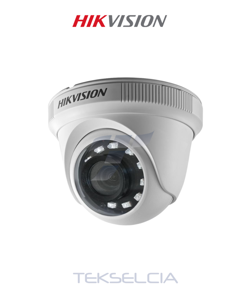 [DS-2CE56D0T-IRPF] Camara Hikvision DS-2CE56D0T-IRPF Domo 2MP Plast. 20M