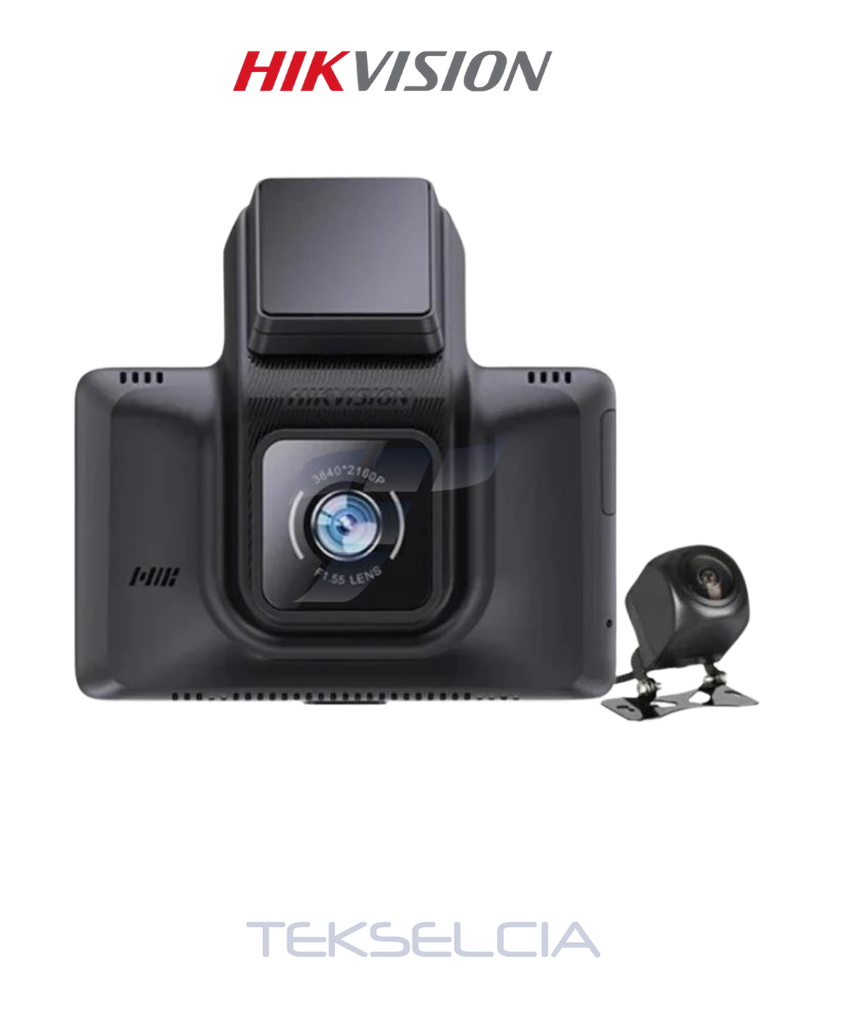 [DS-AE-DC4328-K5] Camara Vehicular K5 Hikvision DS-AE-DC4328-K5 DashCam 1600P Doble lente