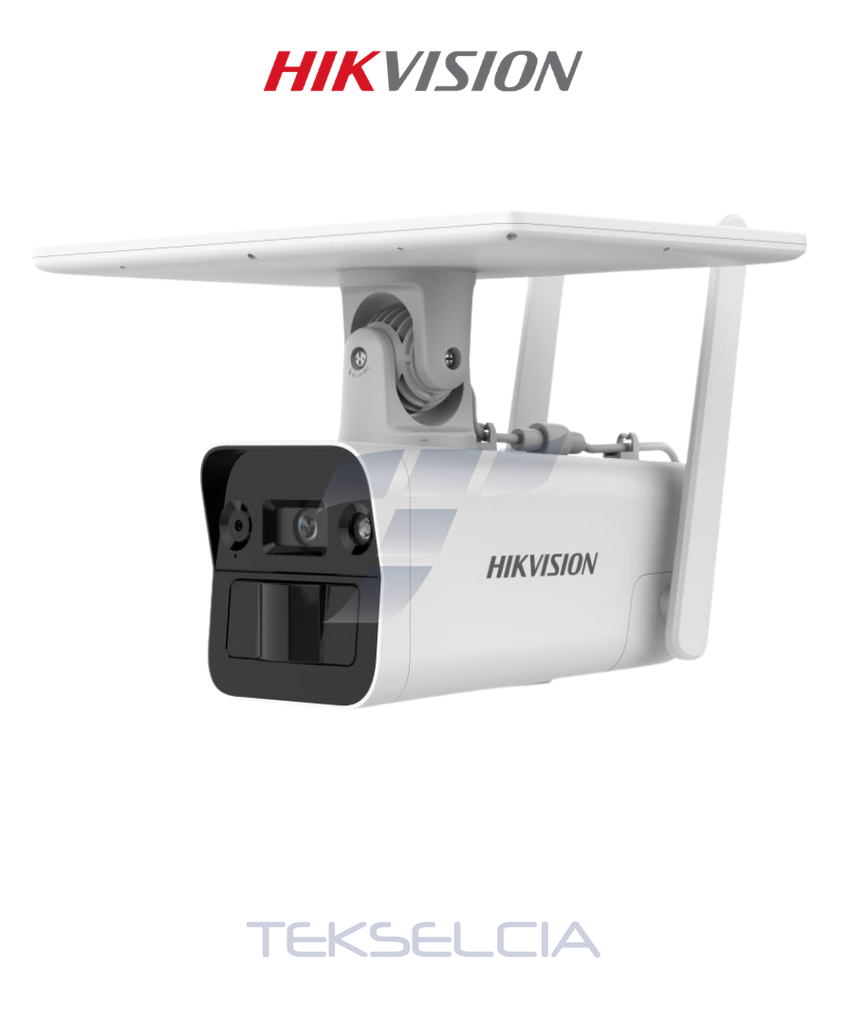 [DS-2XS2T41G1-ID/4G/C05S07] Camara Tubo Hikvision DS-2XS2T41G1-ID/4G/C05S07 4MP 3/4G +Panel Solar+Batería