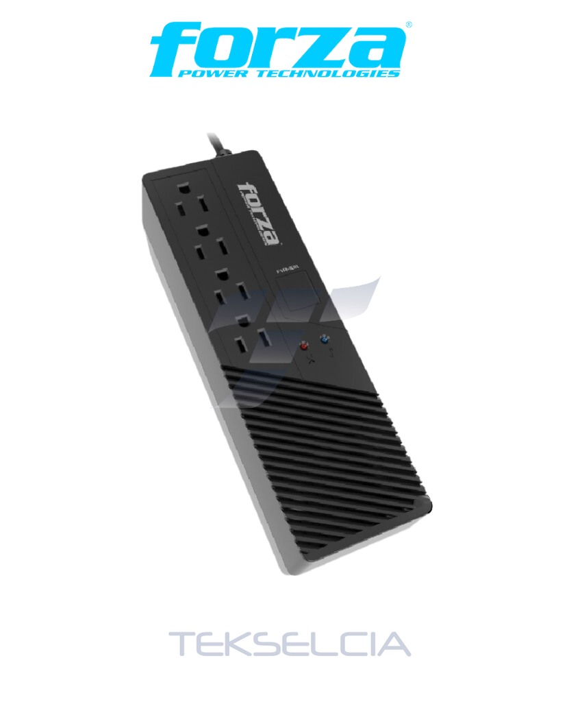 Regulador Voltaje Forza FZ-FVR-1011 4 Tomas 1000VA/500W