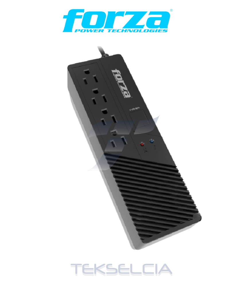 Regulador Voltaje Forza FZ-FVR-1011 4 Tomas 1000VA/500W