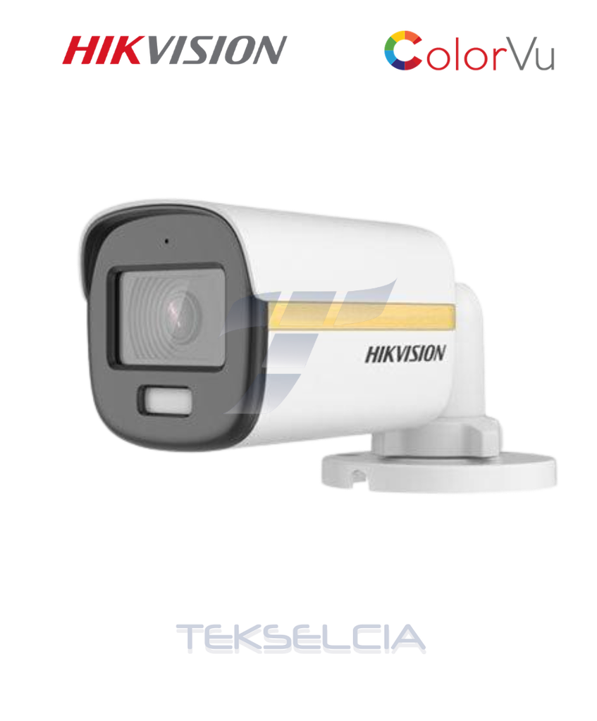 [DS-2CE10KF0T-FS] Camara Tubo 3K Colorvu + Audio 30M